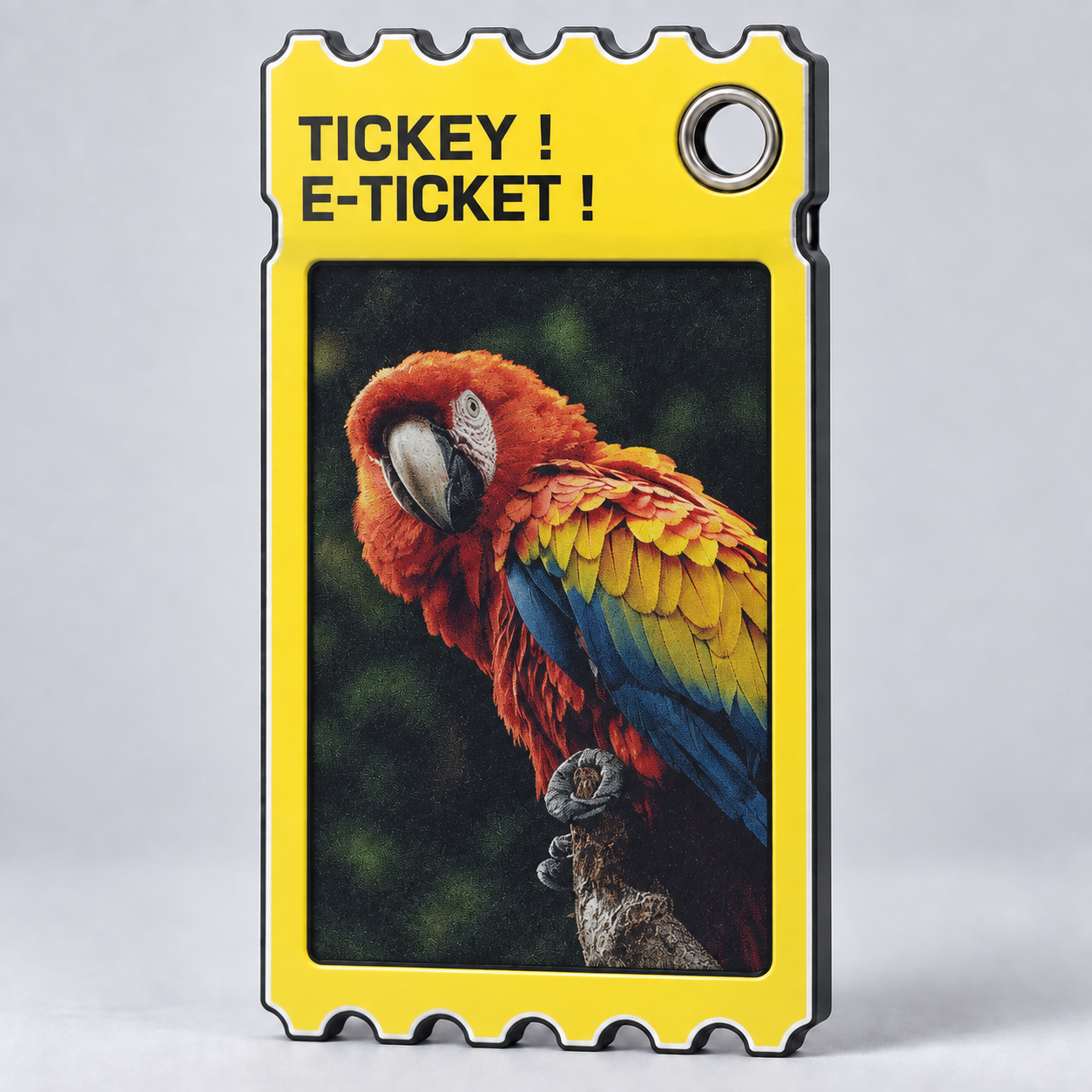 TICKEY with the selected removable faceplate